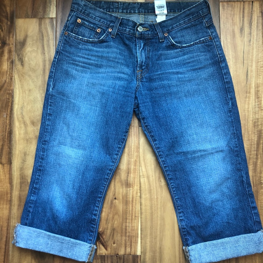 Lucky Brand Classic Fit Crop Jeans